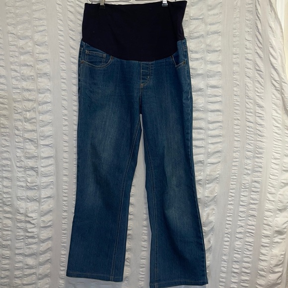 Three Seasons Full Panel Maternity Jeans - Picture 1 of 6